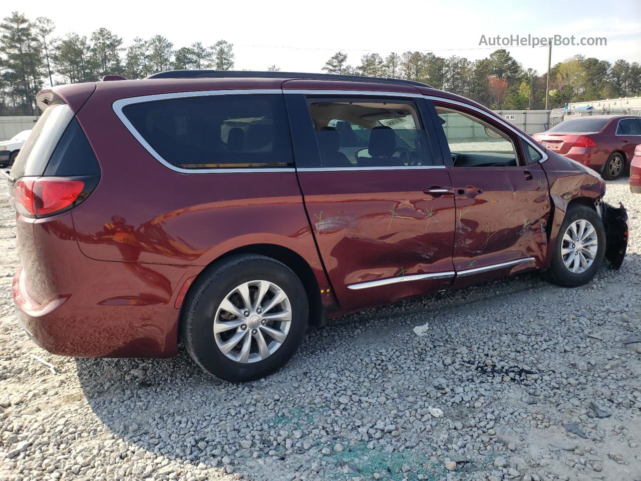 2017 Chrysler Pacifica Touring L Burgundy vin: 2C4RC1BG0HR739594