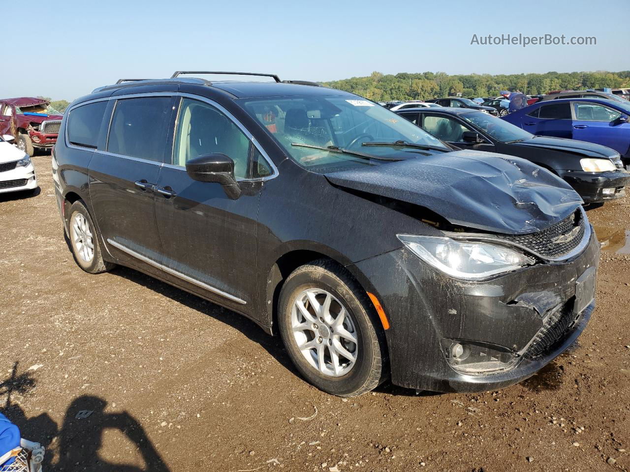 2020 Chrysler Pacifica Touring L Black vin: 2C4RC1BG0LR205035