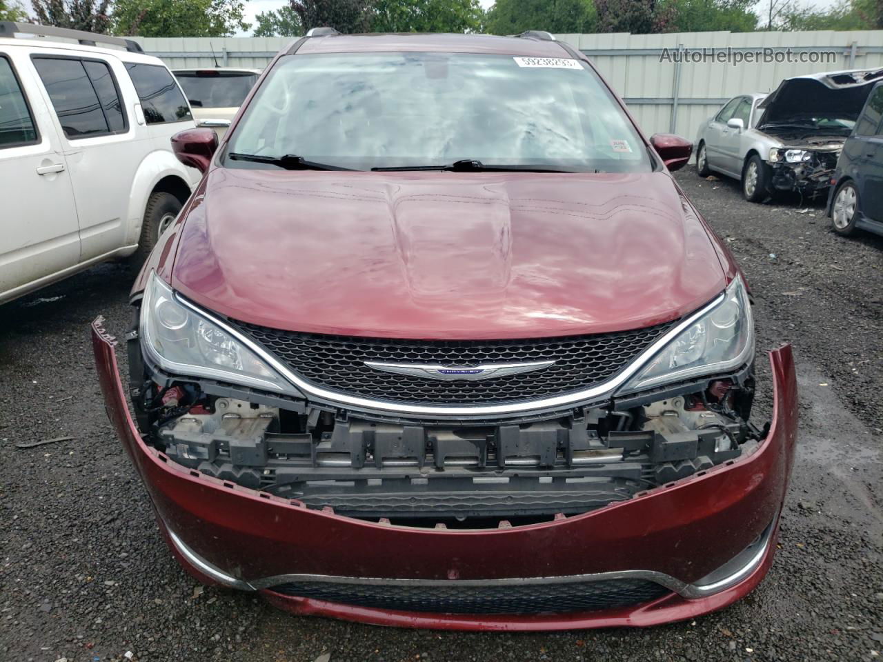 2020 Chrysler Pacifica Touring L Red vin: 2C4RC1BG2LR130306