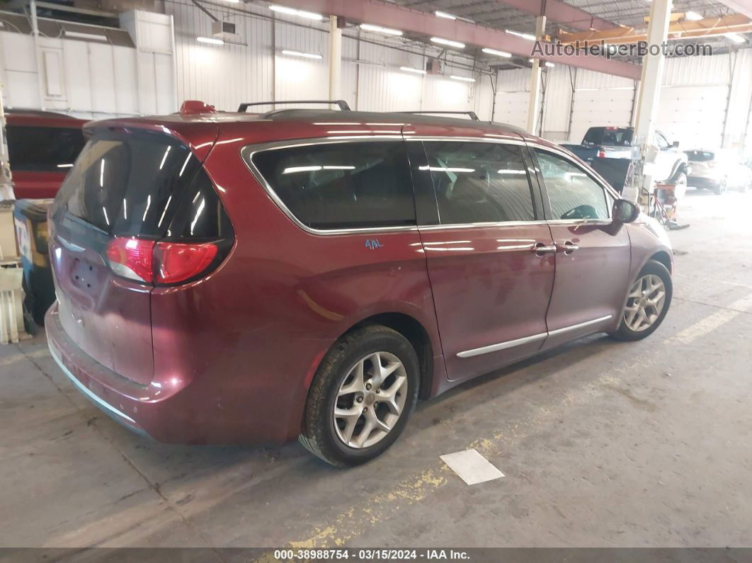 2017 Chrysler Pacifica Touring-l Maroon vin: 2C4RC1BG3HR509645