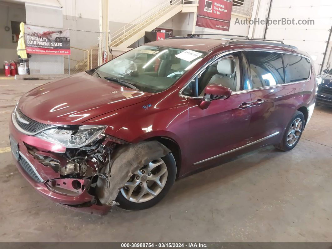 2017 Chrysler Pacifica Touring-l Maroon vin: 2C4RC1BG3HR509645