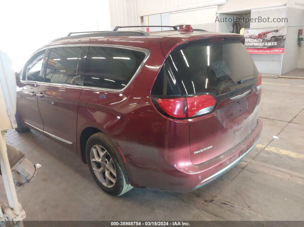 2017 Chrysler Pacifica Touring-l Maroon vin: 2C4RC1BG3HR509645