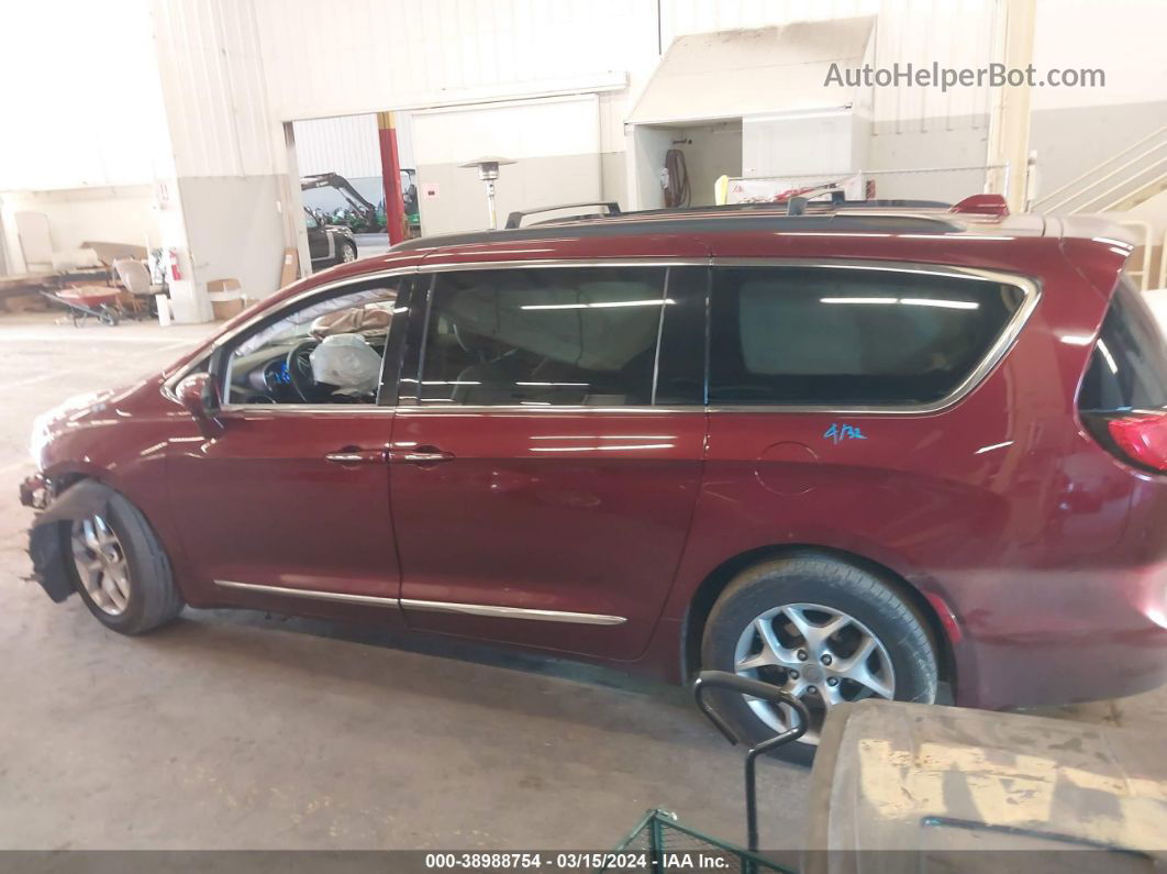 2017 Chrysler Pacifica Touring-l Maroon vin: 2C4RC1BG3HR509645