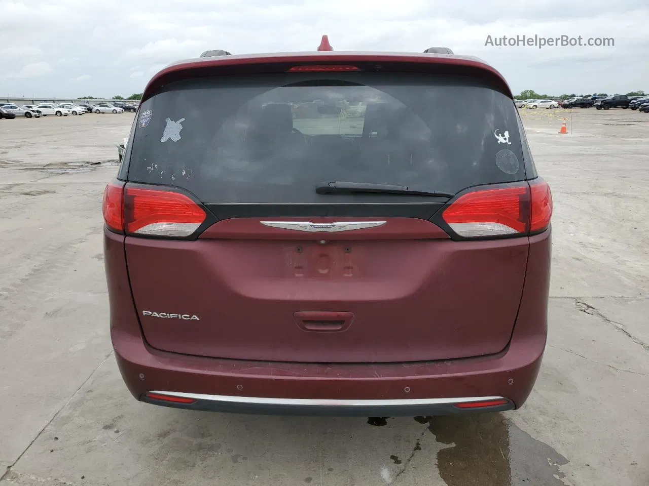 2017 Chrysler Pacifica Touring L Бордовый vin: 2C4RC1BG3HR705682