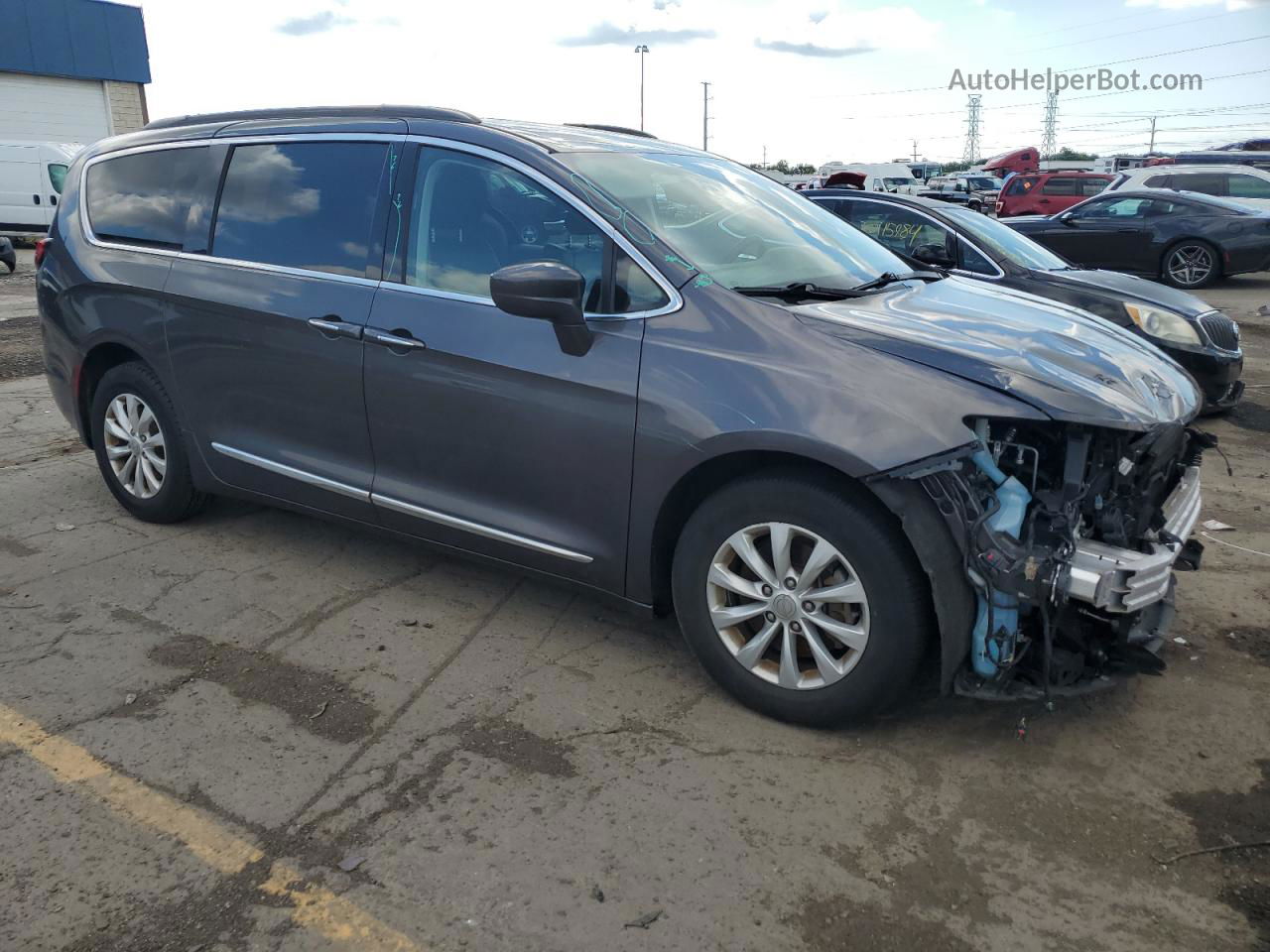 2017 Chrysler Pacifica Touring L Black vin: 2C4RC1BG3HR744756