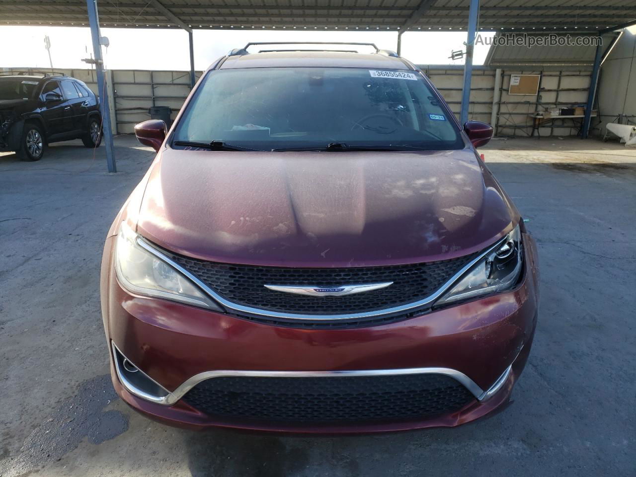 2020 Chrysler Pacifica Touring L Maroon vin: 2C4RC1BG3LR136924