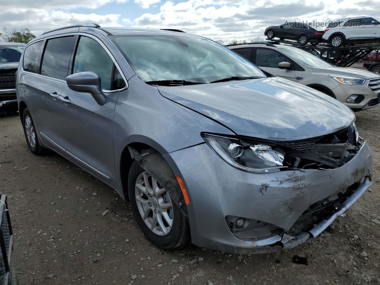 2020 Chrysler Pacifica Touring L Silver vin: 2C4RC1BG3LR210794