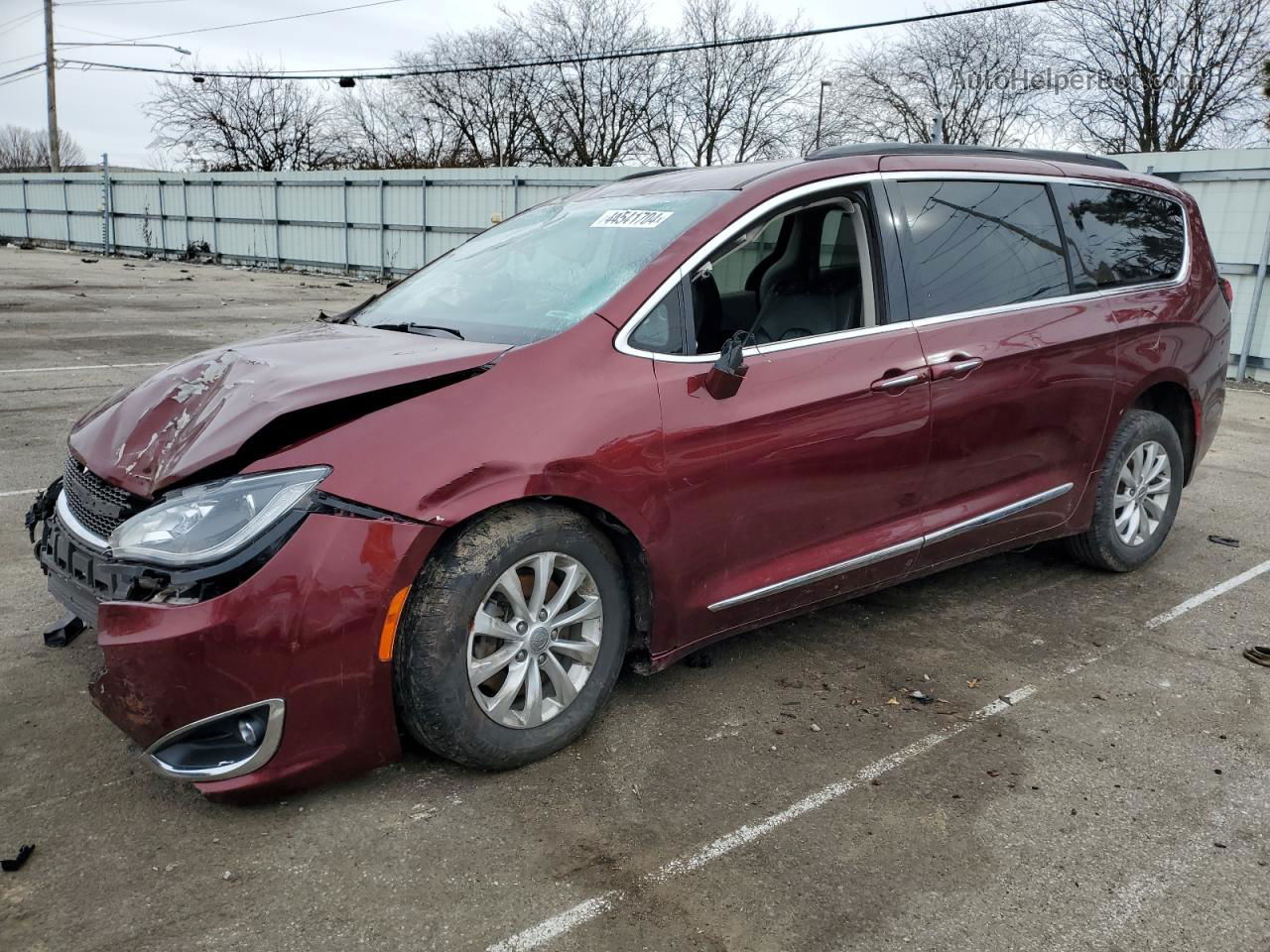 2017 Chrysler Pacifica Touring L Бордовый vin: 2C4RC1BG4HR752221