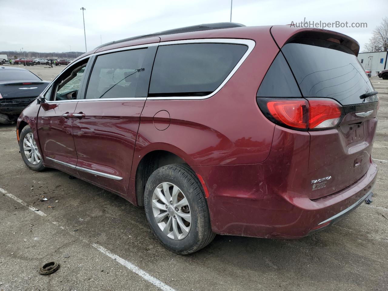 2017 Chrysler Pacifica Touring L Бордовый vin: 2C4RC1BG4HR752221