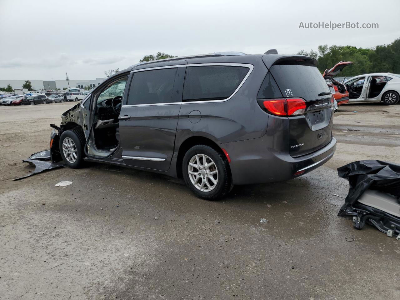 2020 Chrysler Pacifica Touring L Серый vin: 2C4RC1BG4LR114415