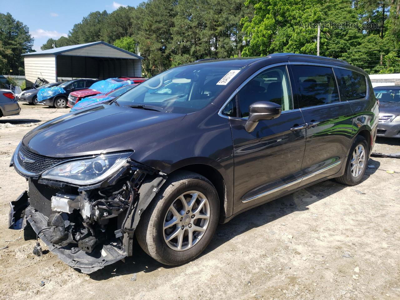 2020 Chrysler Pacifica Touring L Черный vin: 2C4RC1BG4LR136317