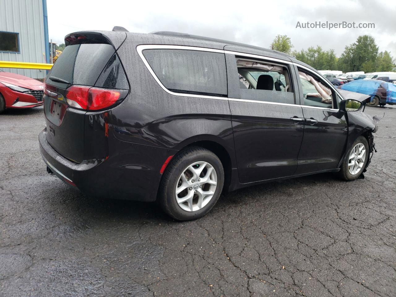 2017 Chrysler Pacifica Touring L Black vin: 2C4RC1BG5HR841389