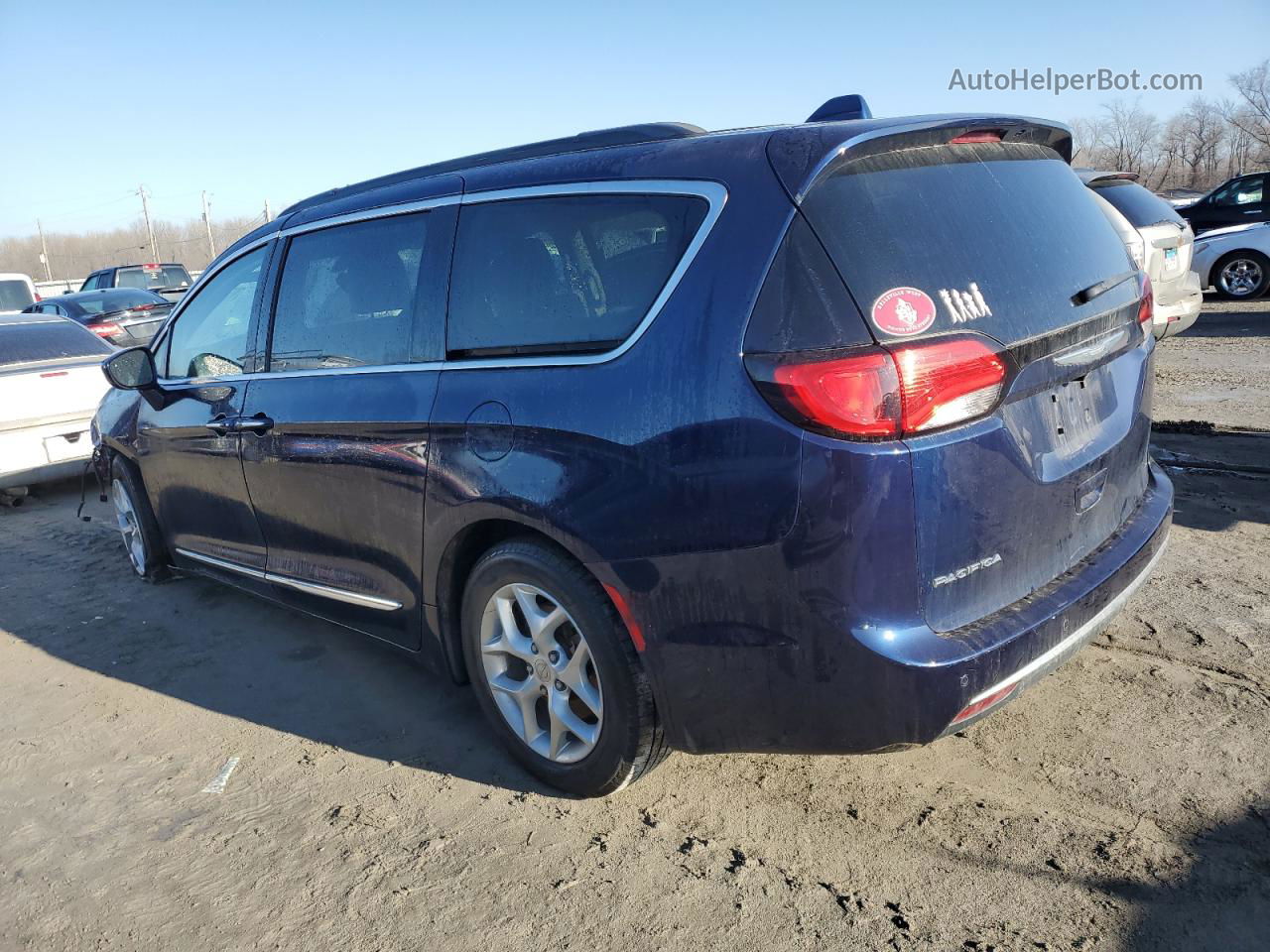 2017 Chrysler Pacifica Touring L Синий vin: 2C4RC1BG6HR520610