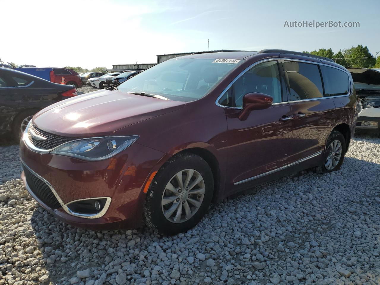 2017 Chrysler Pacifica Touring L Burgundy vin: 2C4RC1BG6HR770221