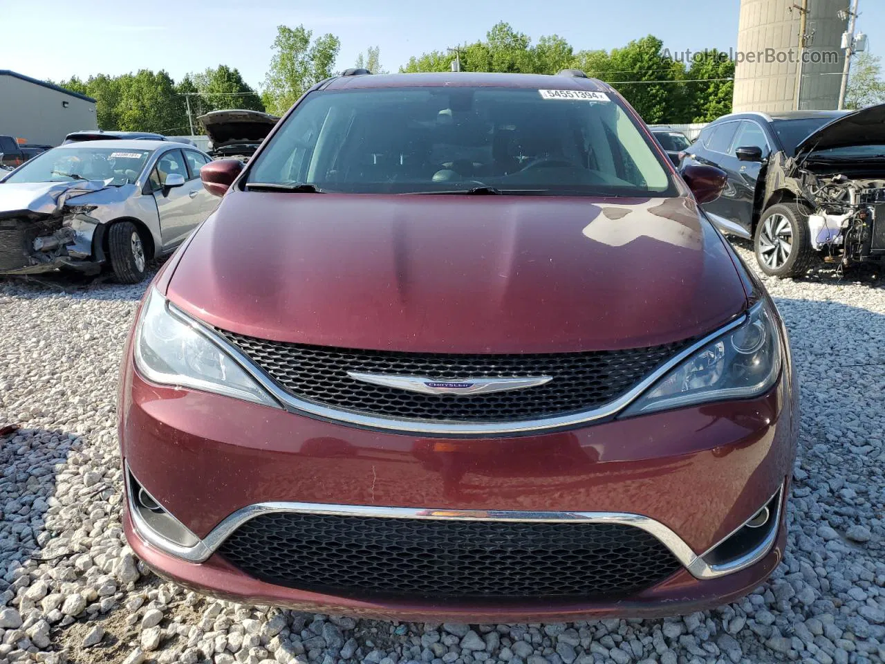 2017 Chrysler Pacifica Touring L Burgundy vin: 2C4RC1BG6HR770221