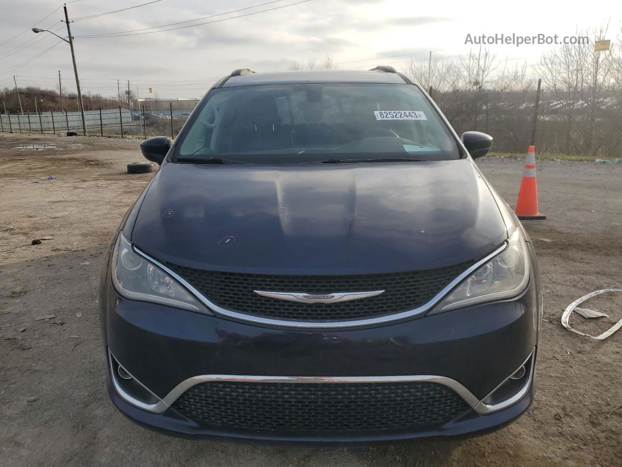 2017 Chrysler Pacifica Touring L Синий vin: 2C4RC1BG7HR822925