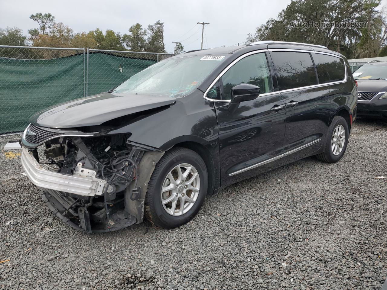 2020 Chrysler Pacifica Touring L Black vin: 2C4RC1BG7LR134755