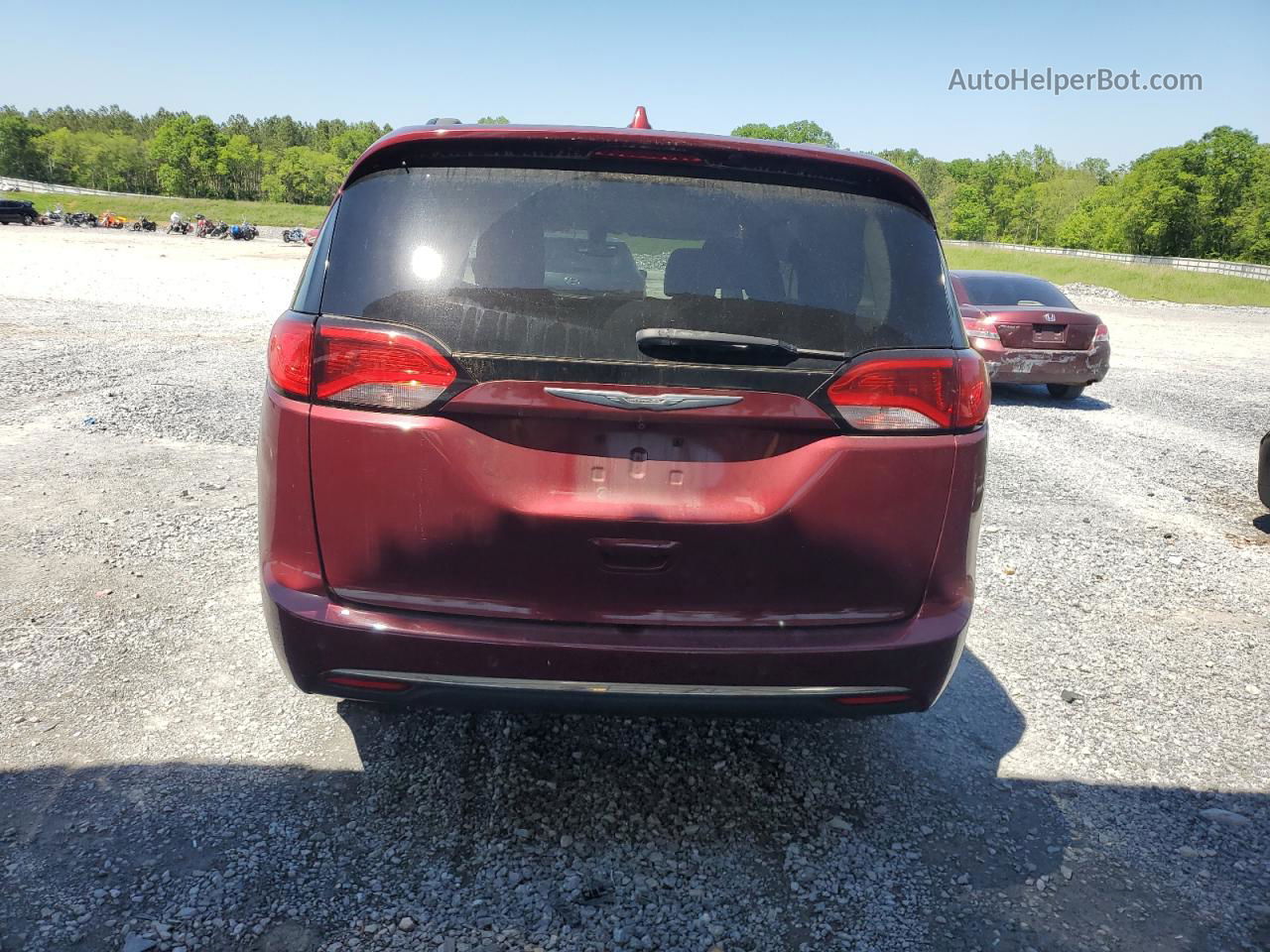 2017 Chrysler Pacifica Touring L Maroon vin: 2C4RC1BG8HR621390