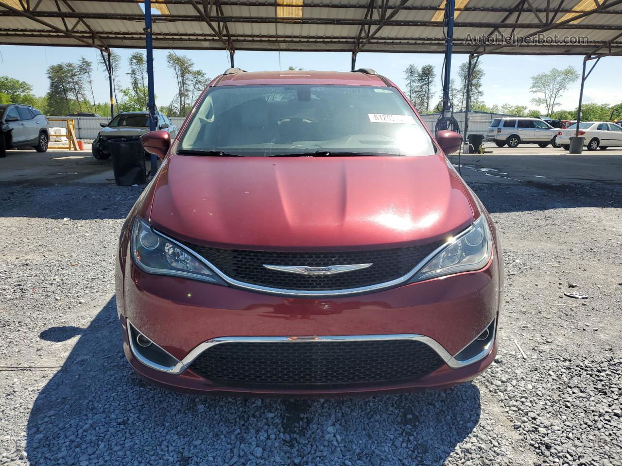 2017 Chrysler Pacifica Touring L Maroon vin: 2C4RC1BG8HR621390