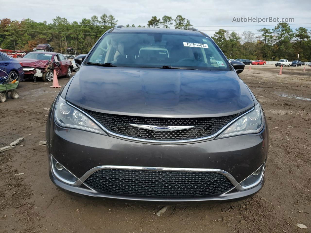 2020 Chrysler Pacifica Touring L Серый vin: 2C4RC1BG8LR106950