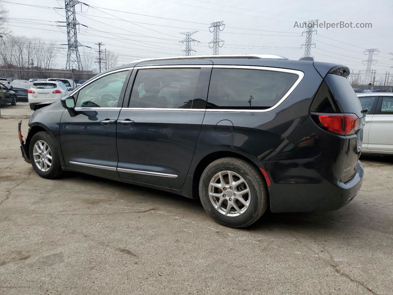 2020 Chrysler Pacifica Touring L Blue vin: 2C4RC1BG8LR205042