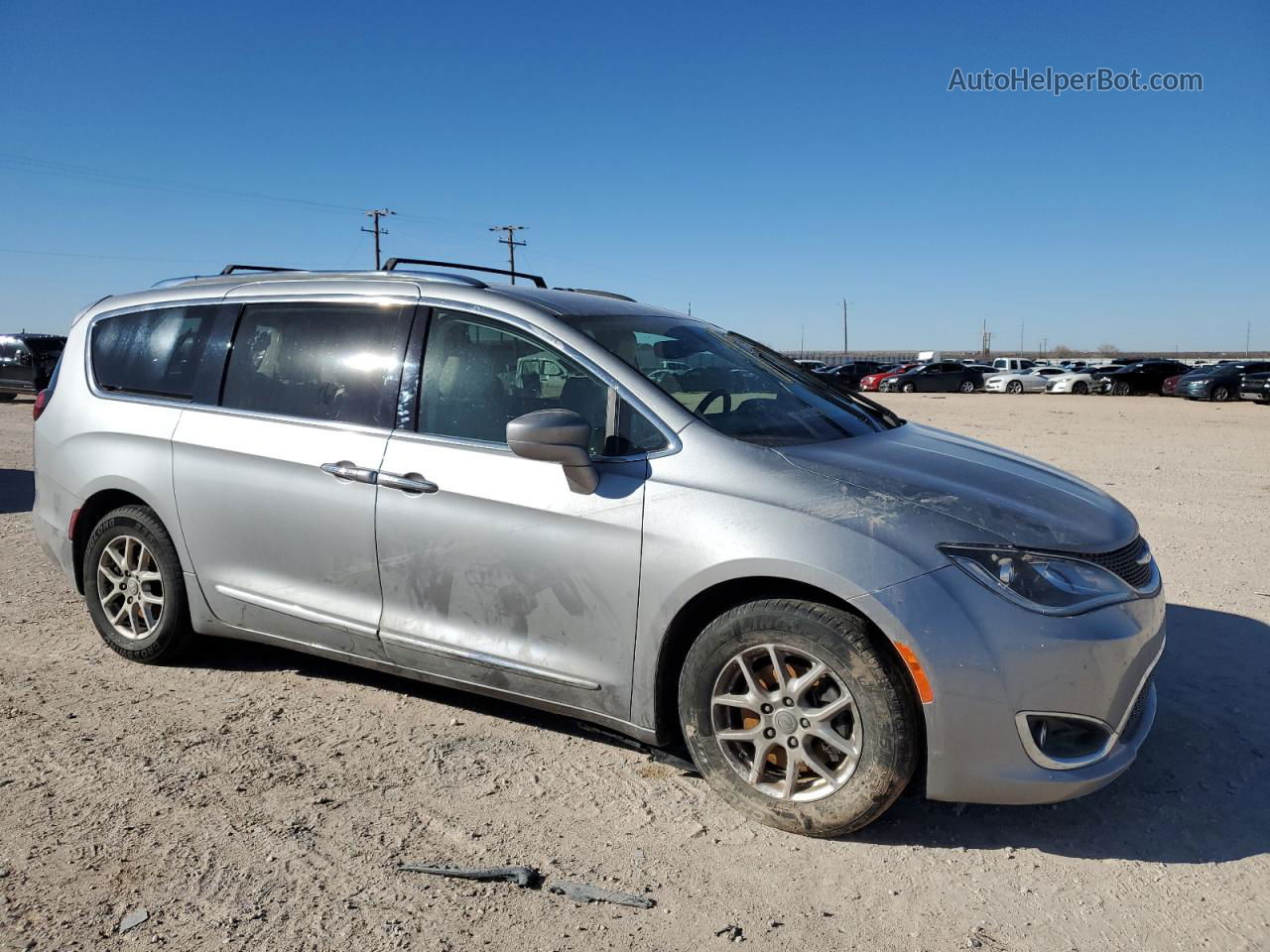 2020 Chrysler Pacifica Touring L Серебряный vin: 2C4RC1BG9LR269025