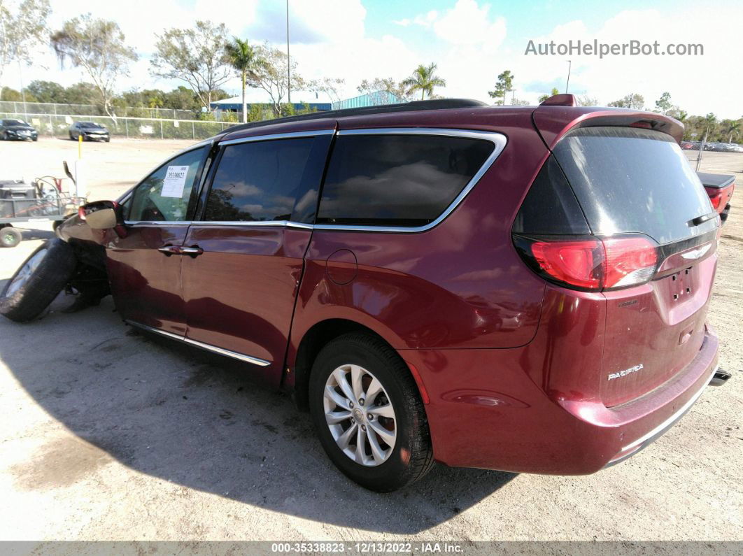 2017 Chrysler Pacifica Touring-l Maroon vin: 2C4RC1BGXHR509464