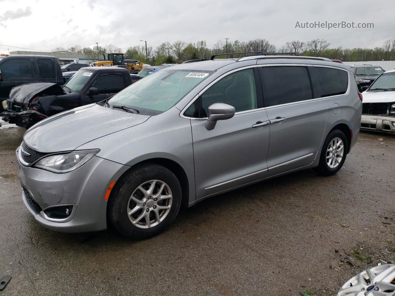 2020 Chrysler Pacifica Touring L Серебряный vin: 2C4RC1BGXLR124091