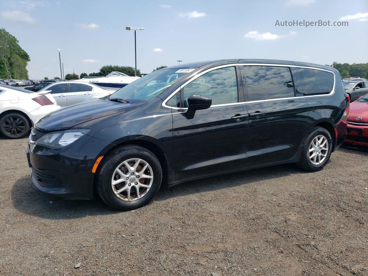 2017 Chrysler Pacifica Lx Black vin: 2C4RC1CG0HR565282