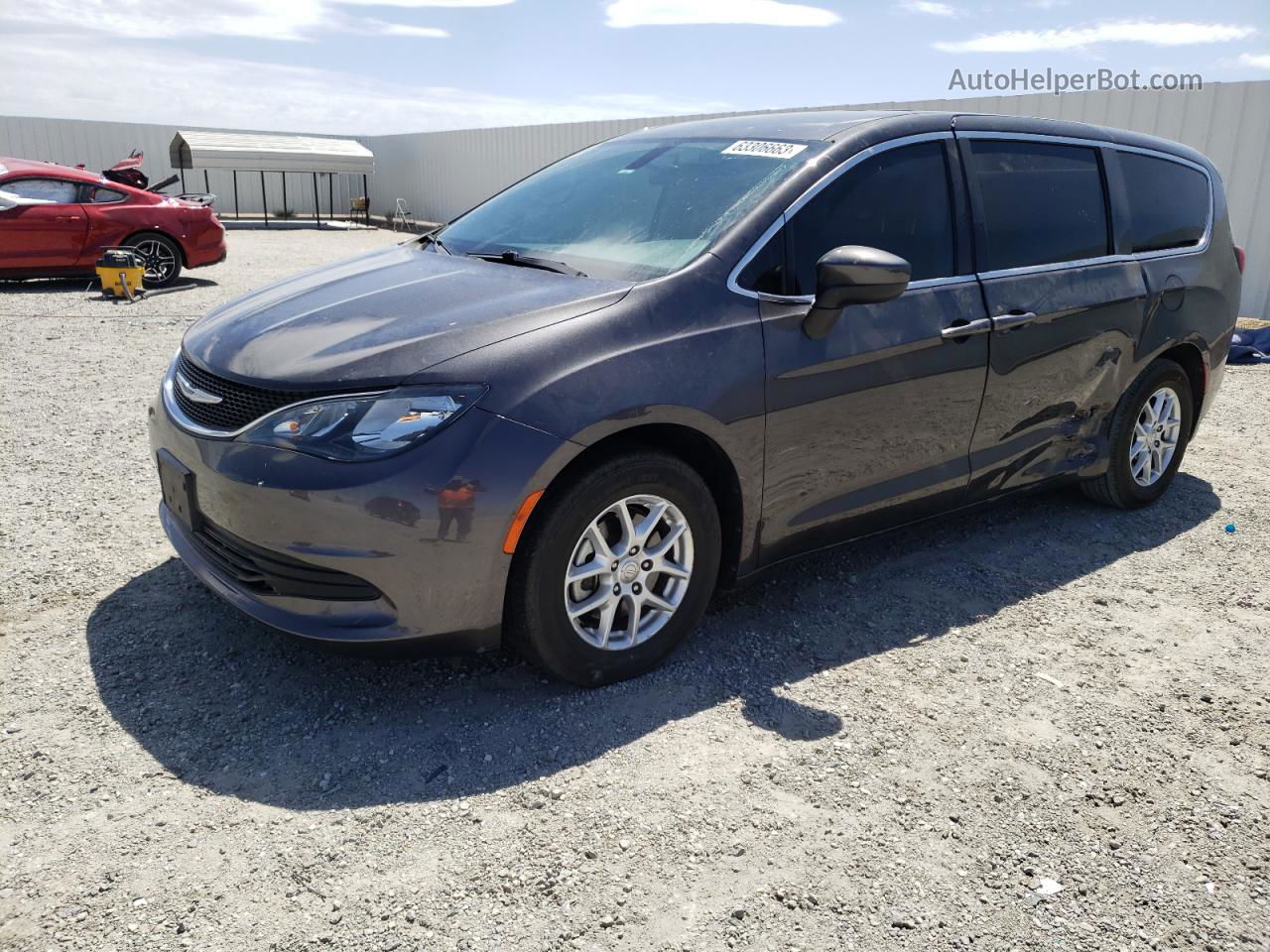 2020 Chrysler Voyager Lx Gray vin: 2C4RC1CG4LR234309