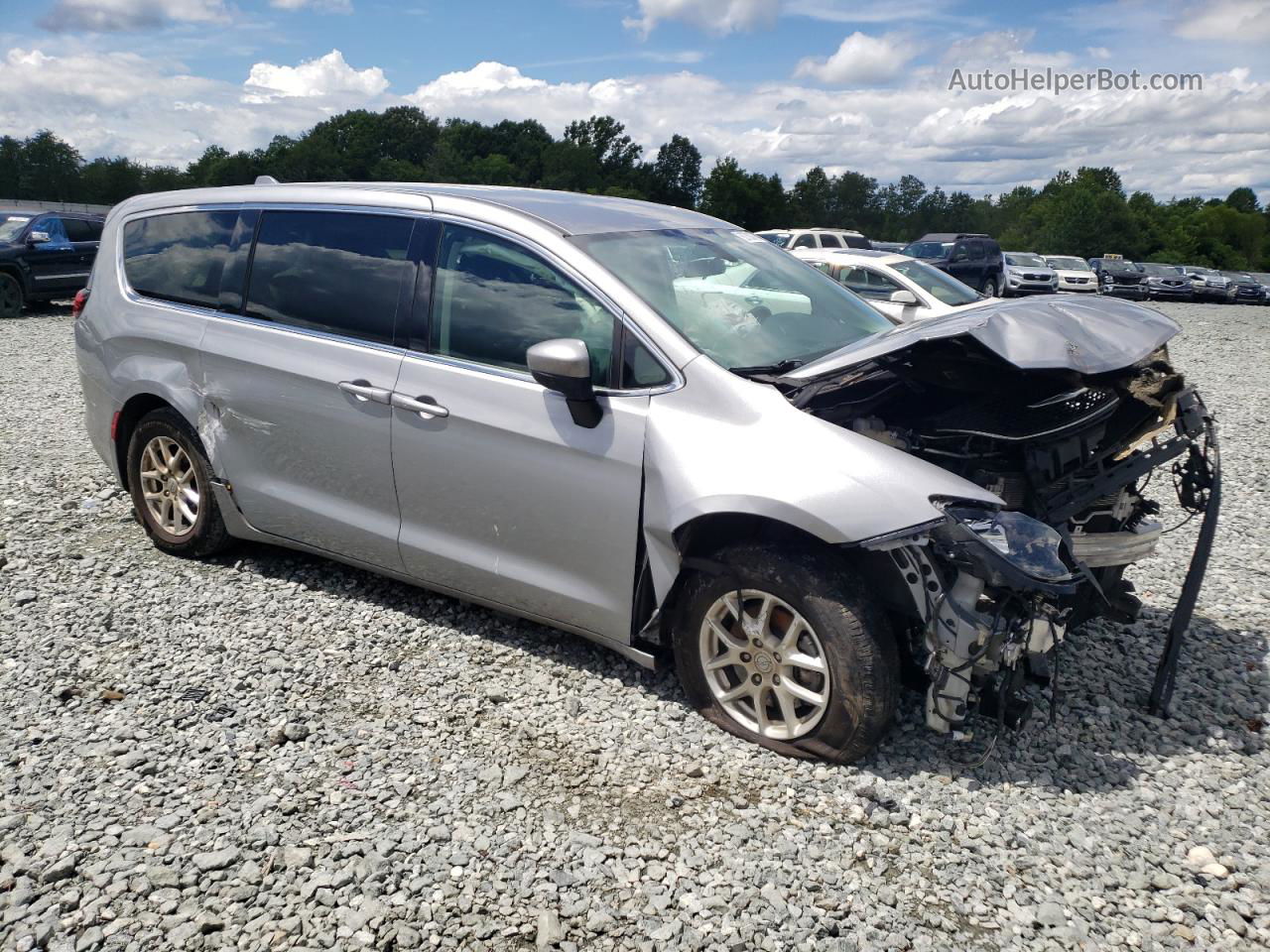 2020 Chrysler Voyager Lx Silver vin: 2C4RC1CG5LR277220