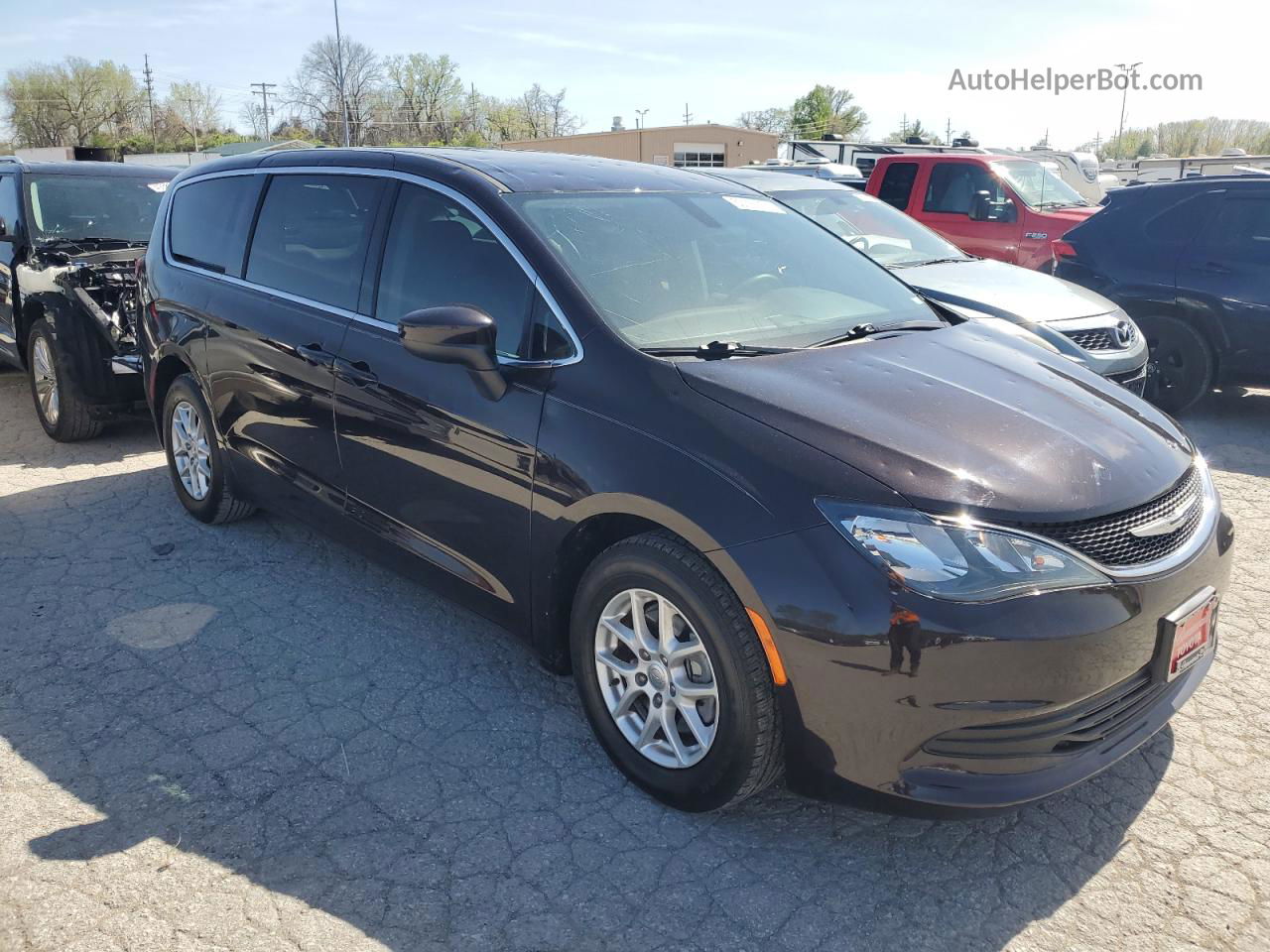 2017 Chrysler Pacifica Touring Purple vin: 2C4RC1DG0HR529185