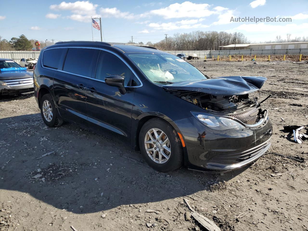 2020 Chrysler Voyager Lxi Черный vin: 2C4RC1DG0LR148221