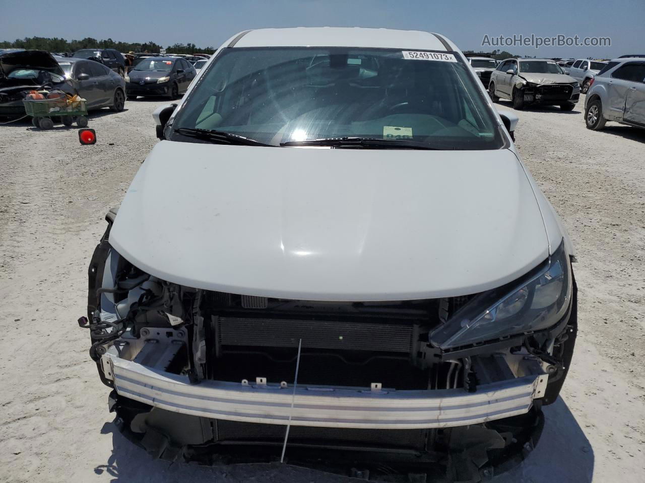 2017 Chrysler Pacifica Touring White vin: 2C4RC1DG1HR514078