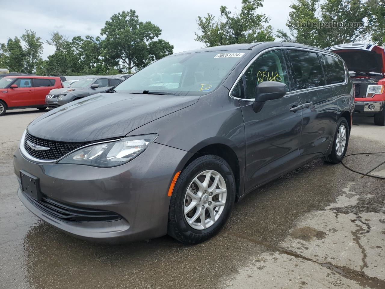 2017 Chrysler Pacifica Touring Угольный vin: 2C4RC1DG1HR756692