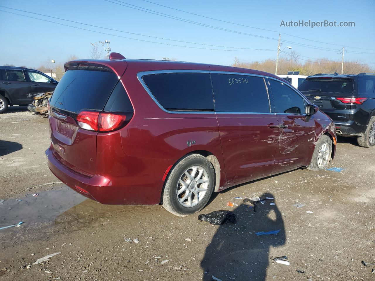 2017 Chrysler Pacifica Touring Red vin: 2C4RC1DG3HR663530