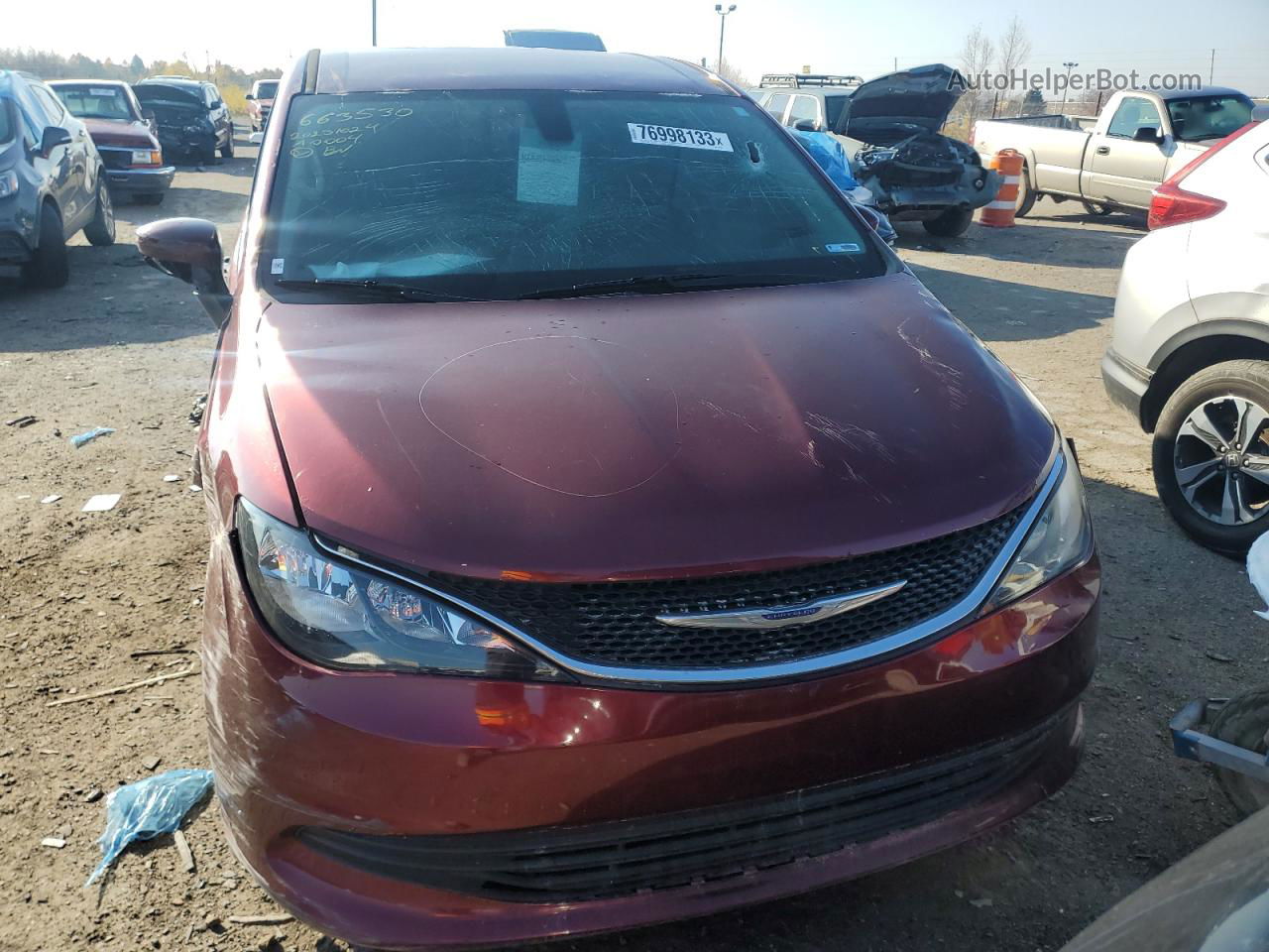 2017 Chrysler Pacifica Touring Red vin: 2C4RC1DG3HR663530