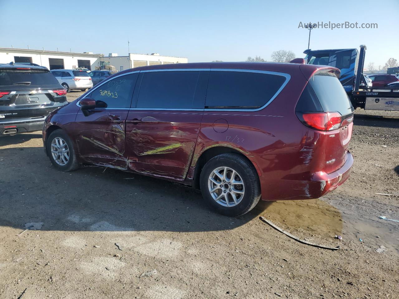 2017 Chrysler Pacifica Touring Red vin: 2C4RC1DG3HR663530