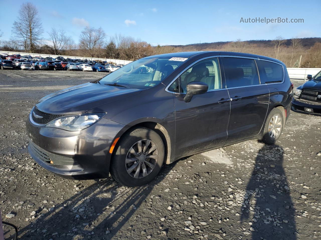 2017 Chrysler Pacifica Touring Угольный vin: 2C4RC1DG3HR713228