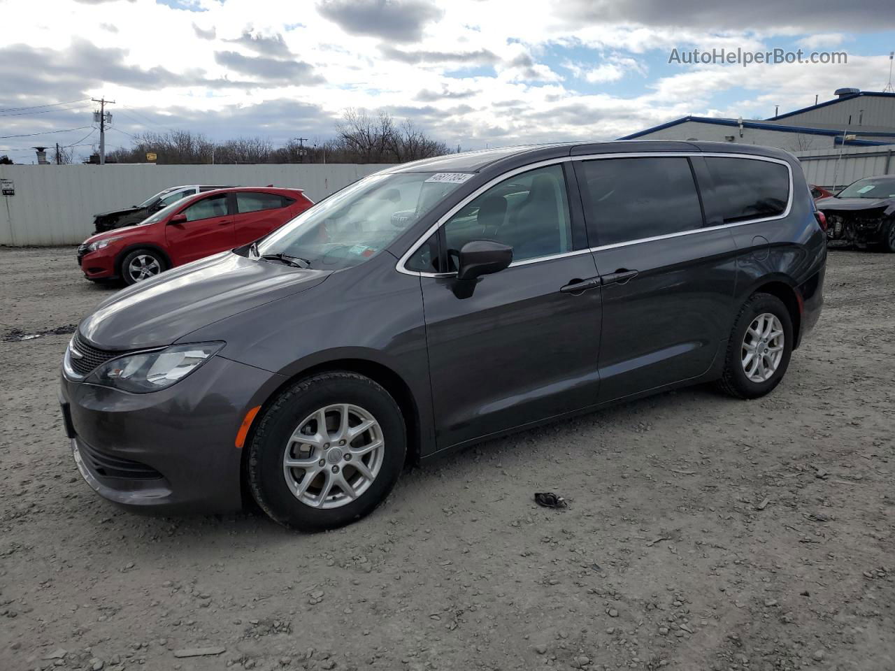 2017 Chrysler Pacifica Touring Серый vin: 2C4RC1DG4HR502703