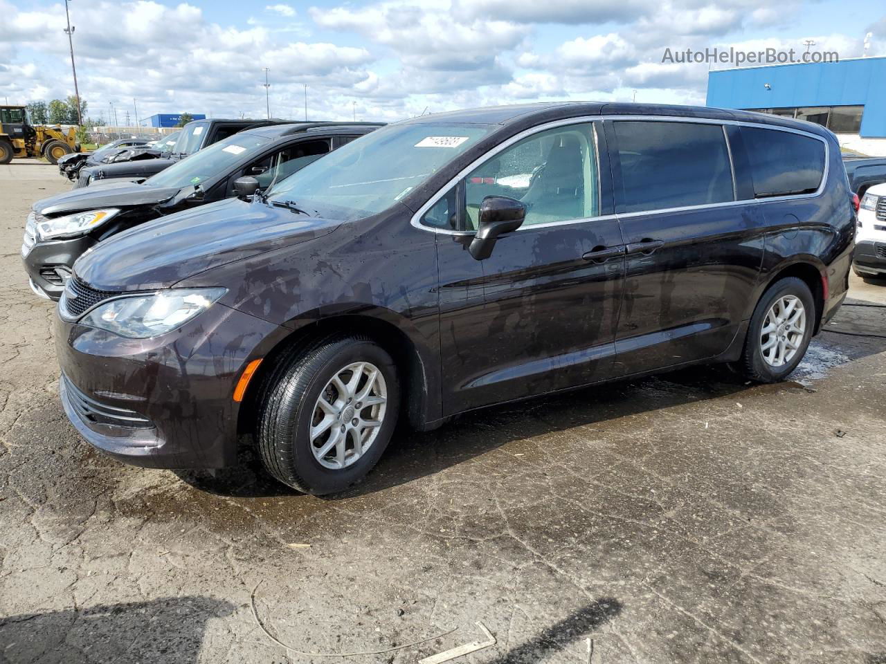 2017 Chrysler Pacifica Touring Black vin: 2C4RC1DG5HR529179