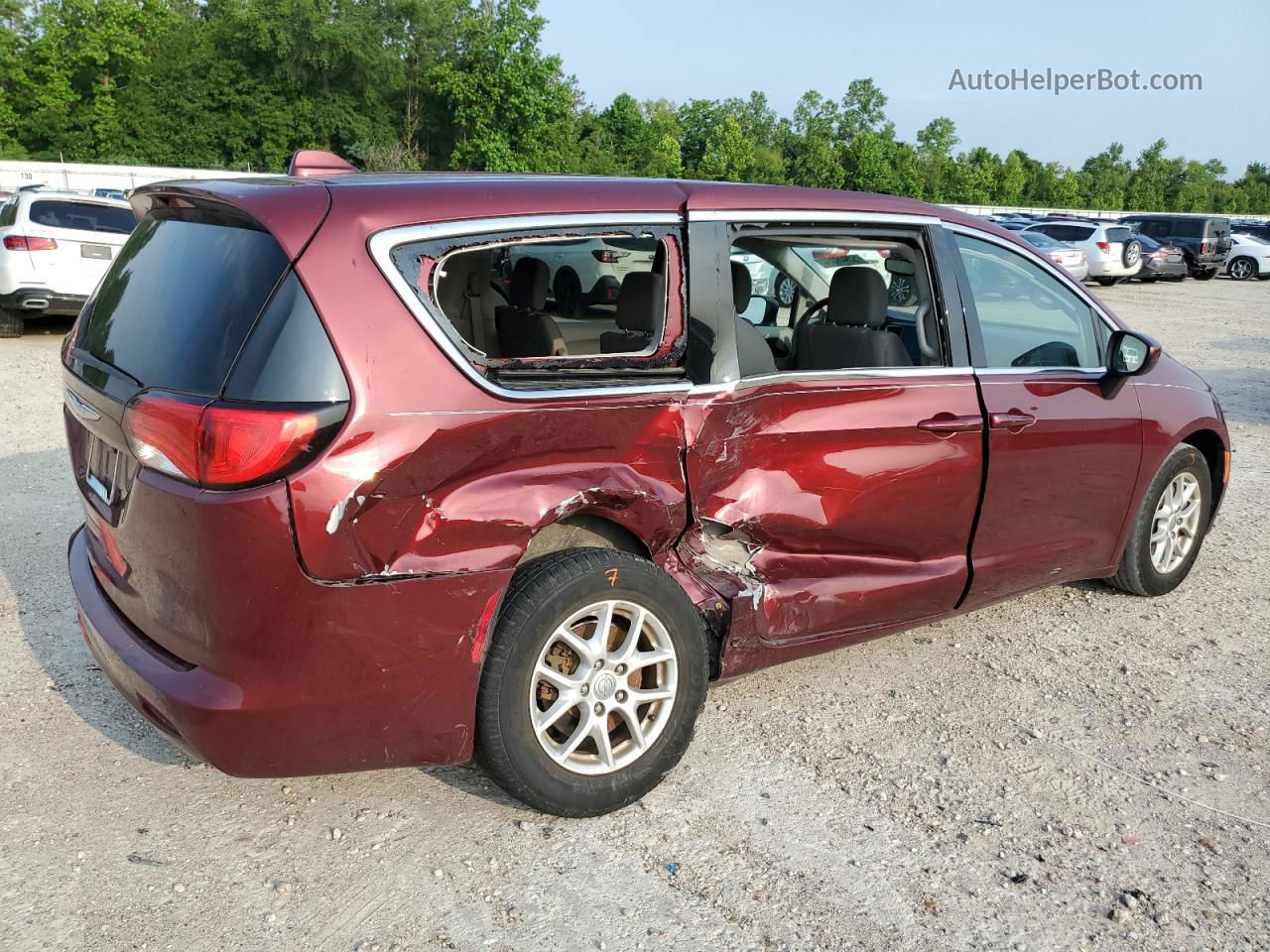 2017 Chrysler Pacifica Touring Burgundy vin: 2C4RC1DG6HR836814