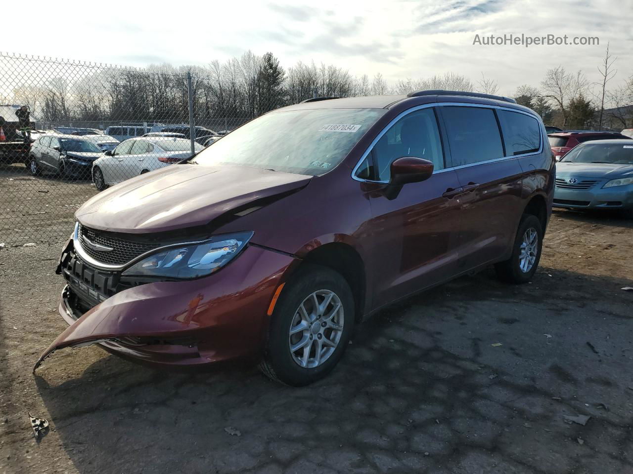 2020 Chrysler Voyager Lxi Бордовый vin: 2C4RC1DG6LR262062