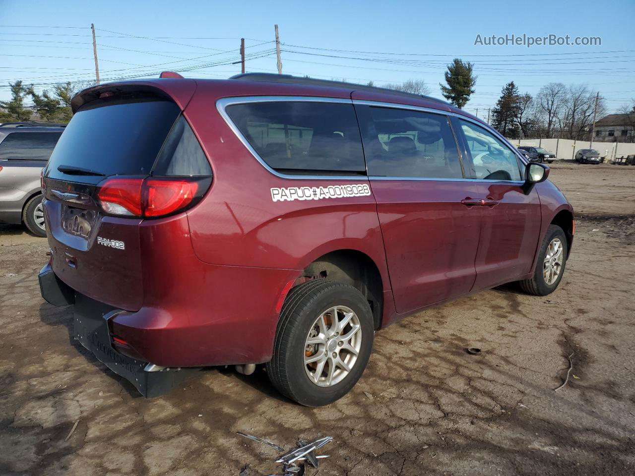 2020 Chrysler Voyager Lxi Бордовый vin: 2C4RC1DG6LR262062