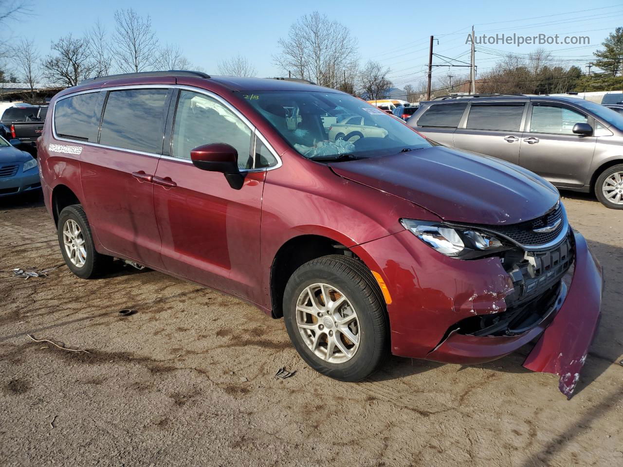 2020 Chrysler Voyager Lxi Бордовый vin: 2C4RC1DG6LR262062