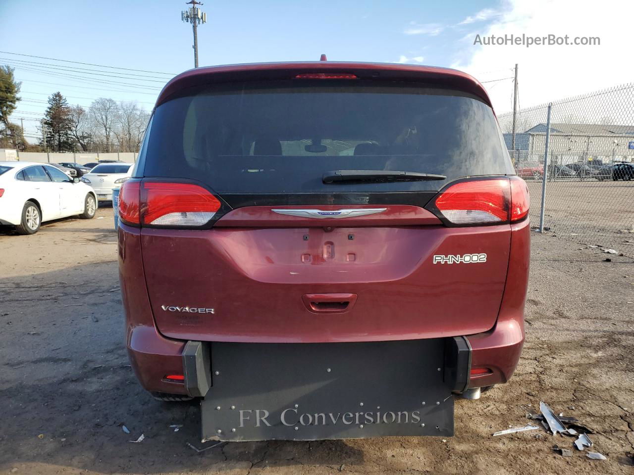 2020 Chrysler Voyager Lxi Бордовый vin: 2C4RC1DG6LR262062