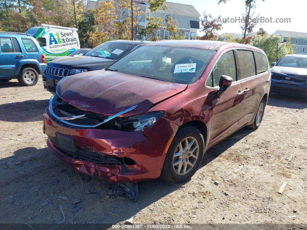 2017 Chrysler Pacifica Touring Maroon vin: 2C4RC1DG7HR739220