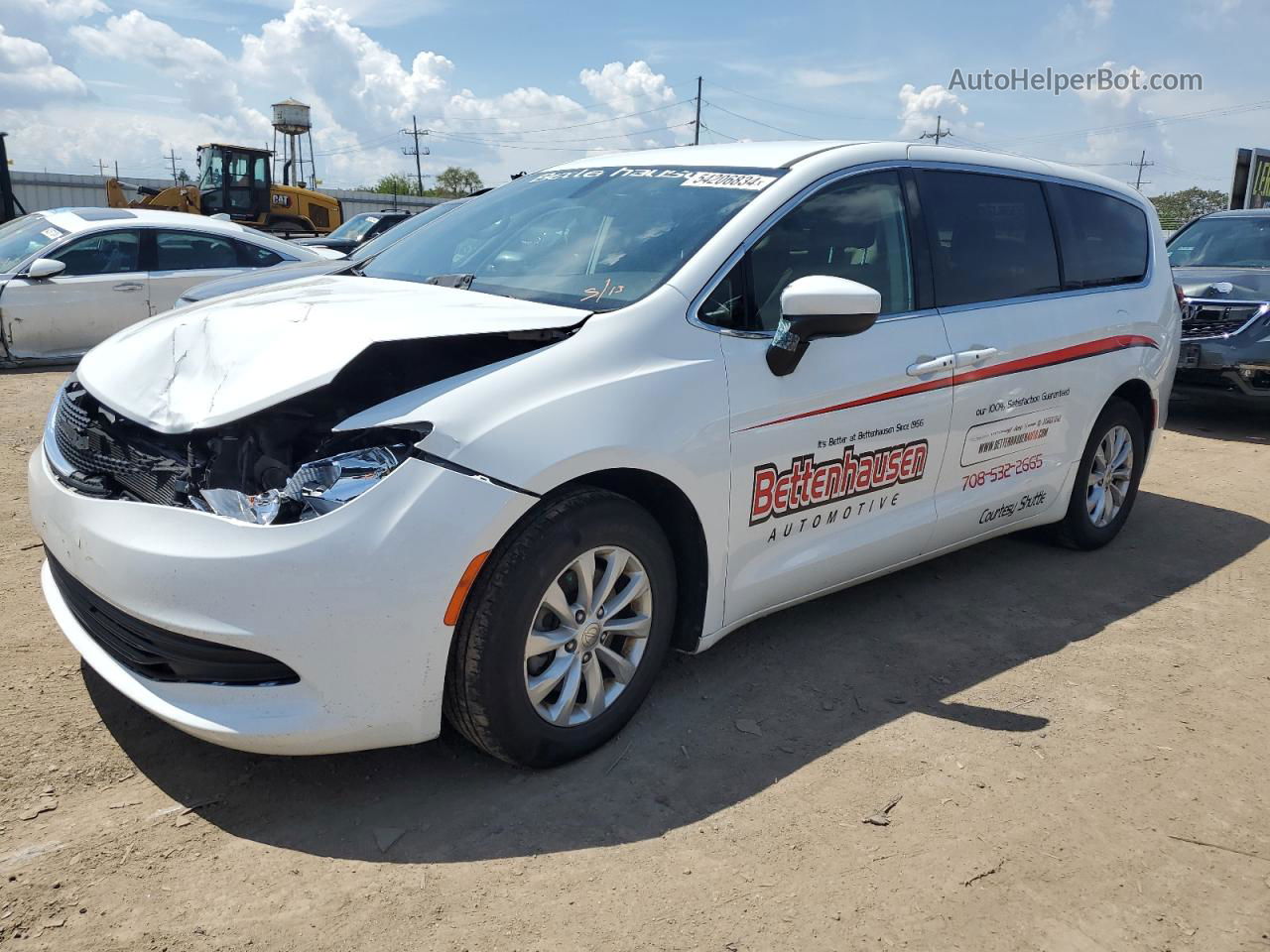 2017 Chrysler Pacifica Touring White vin: 2C4RC1DG8HR520492