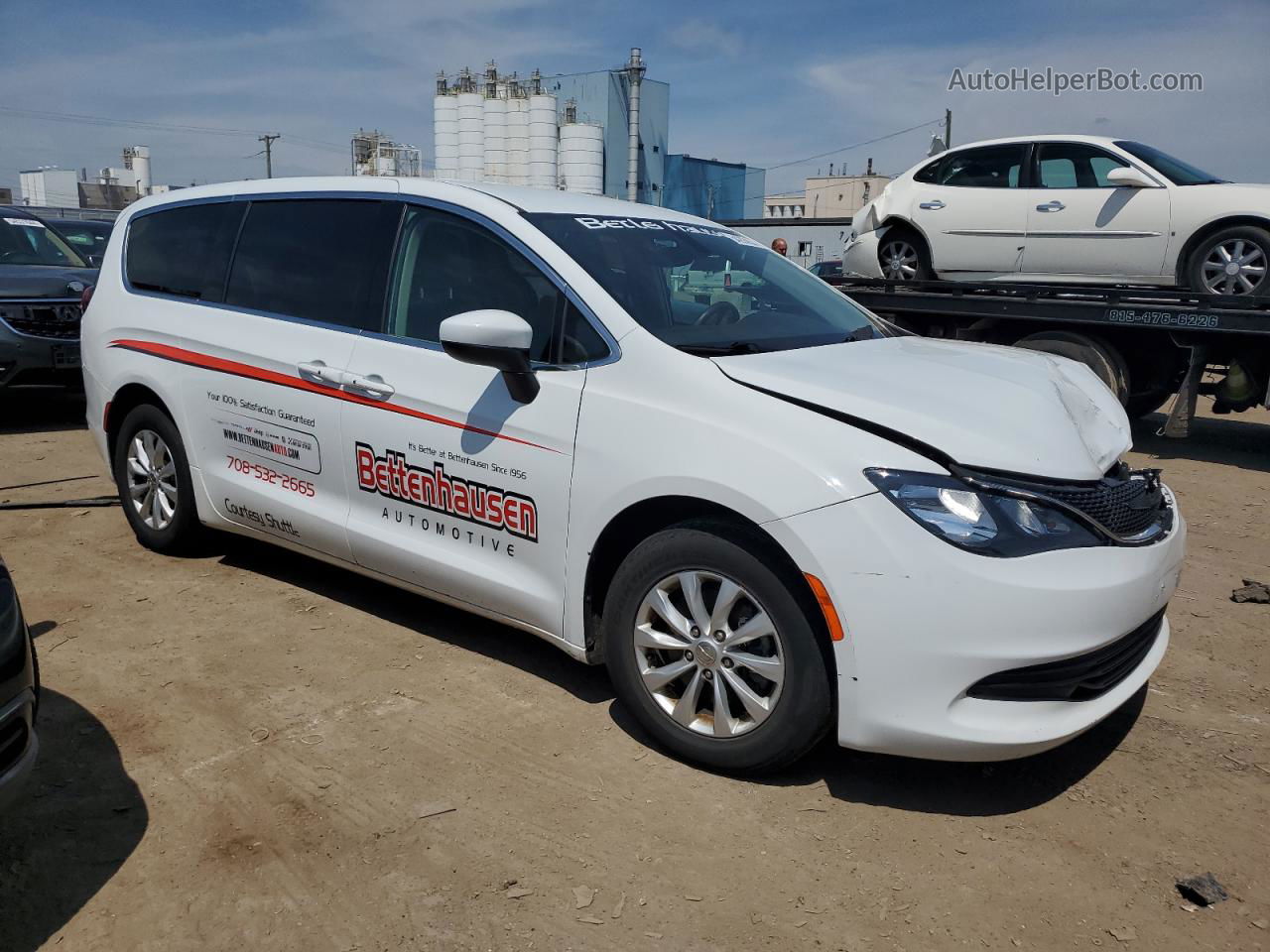 2017 Chrysler Pacifica Touring White vin: 2C4RC1DG8HR520492