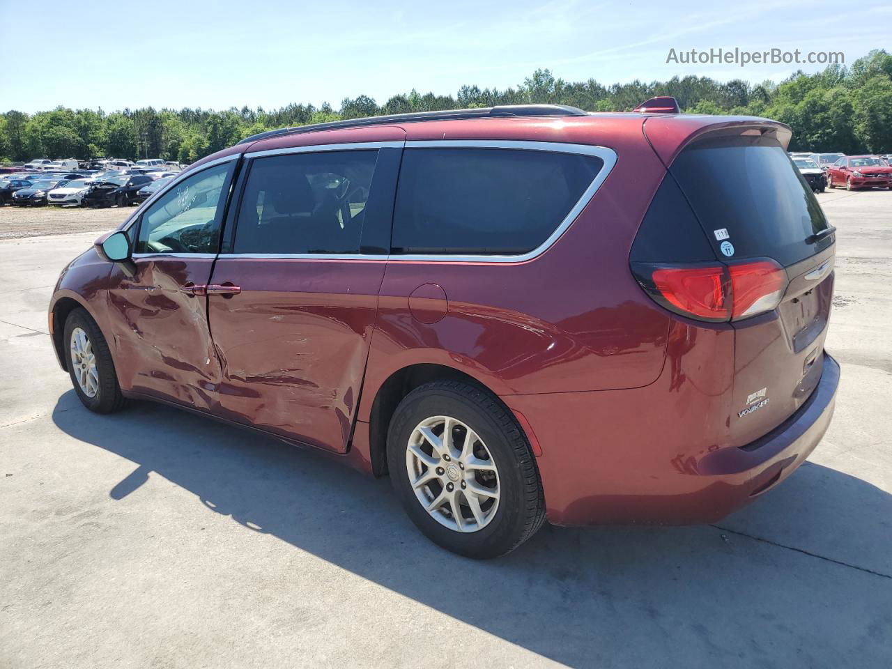 2020 Chrysler Voyager Lxi Бордовый vin: 2C4RC1DG8LR148158